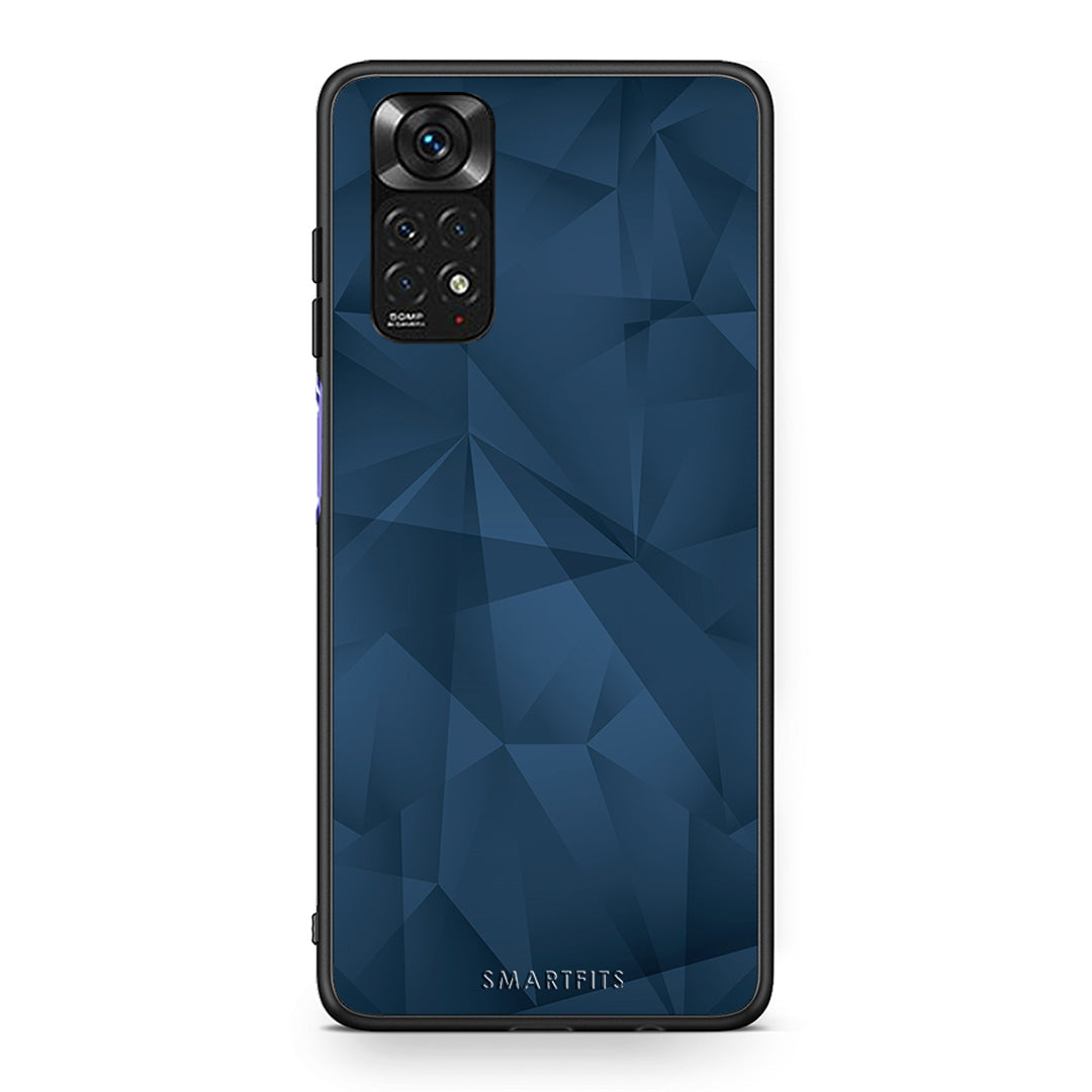 39 - Xiaomi Redmi Note 11 Blue Abstract Geometric case, cover, bumper