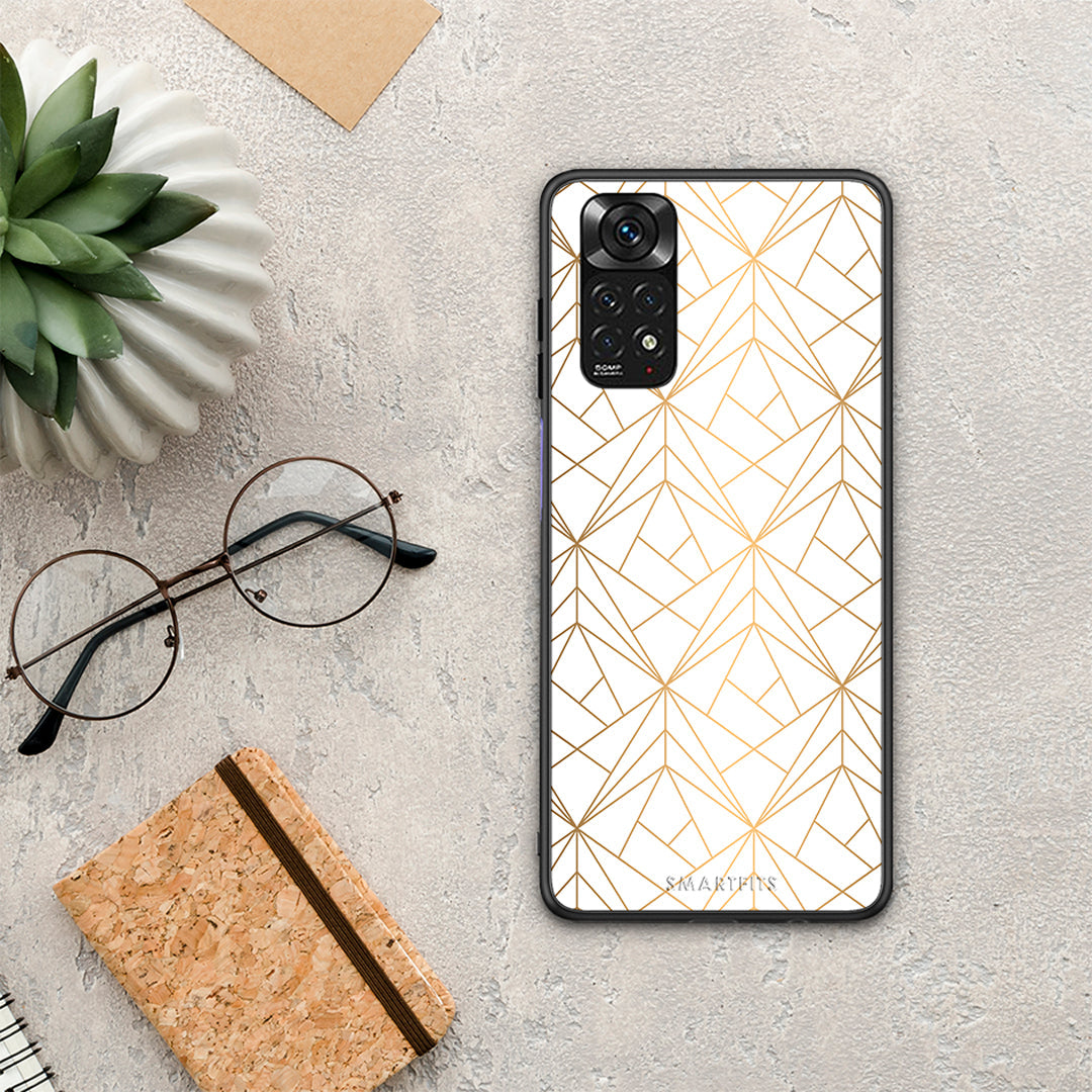 Geometric Luxury White - Xiaomi Redmi Note 11 4G / 11S θήκη