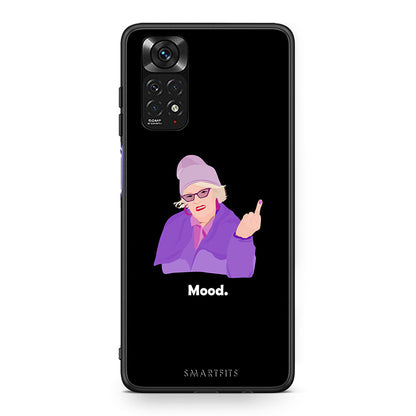 Xiaomi Redmi Note 11 Grandma Mood Black θήκη από τη Smartfits με σχέδιο στο πίσω μέρος και μαύρο περίβλημα | Smartphone case with colorful back and black bezels by Smartfits