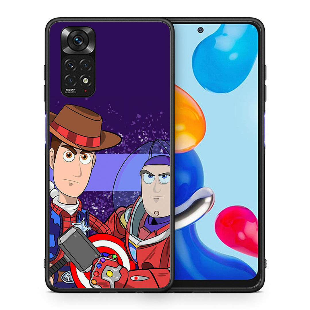 Θήκη Xiaomi Redmi Note 11 Infinity Story από τη Smartfits με σχέδιο στο πίσω μέρος και μαύρο περίβλημα | Xiaomi Redmi Note 11 Infinity Story case with colorful back and black bezels