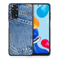 Thumbnail for Θήκη Xiaomi Redmi Note 11 Jeans Pocket από τη Smartfits με σχέδιο στο πίσω μέρος και μαύρο περίβλημα | Xiaomi Redmi Note 11 Jeans Pocket case with colorful back and black bezels