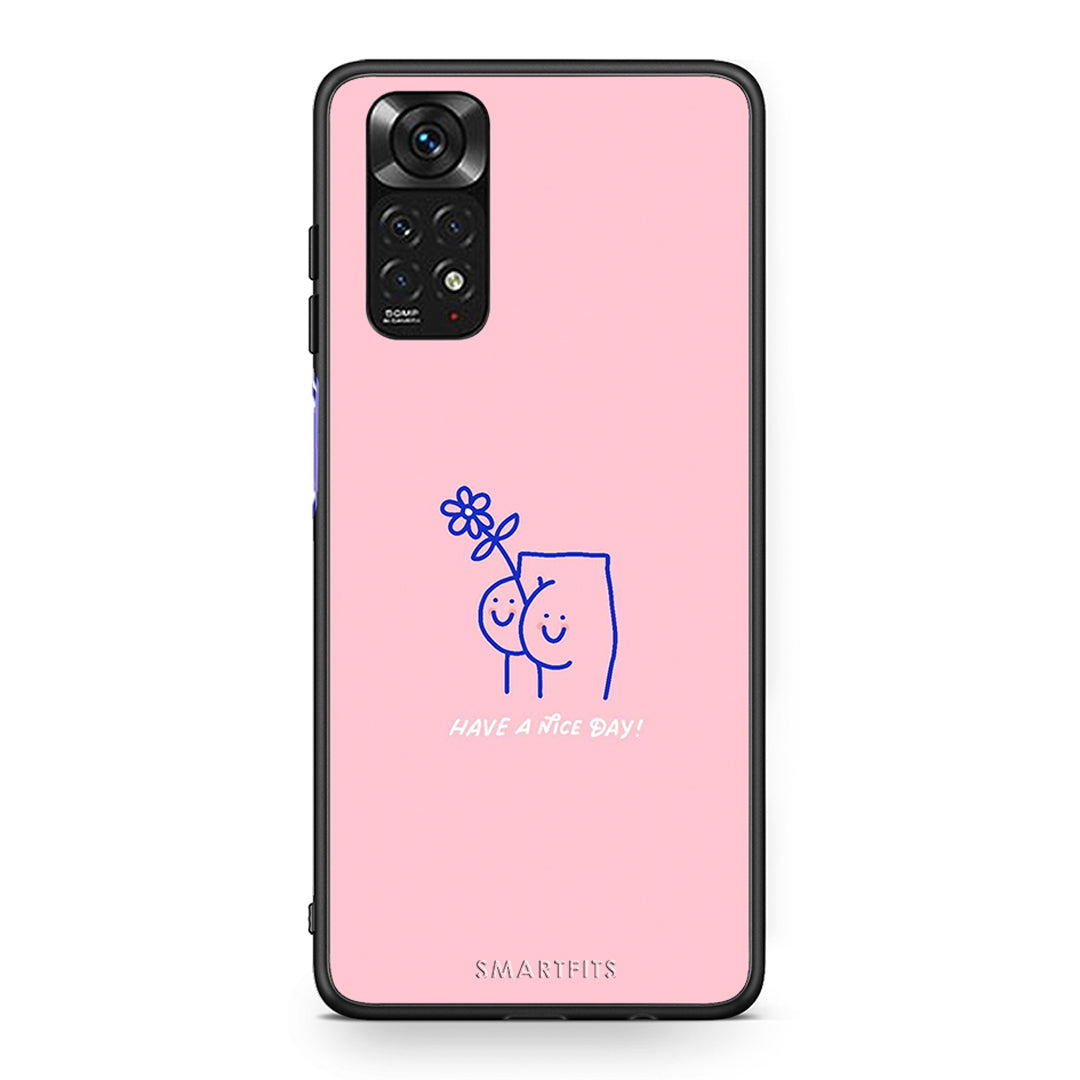 Xiaomi Redmi Note 11 Nice Day θήκη από τη Smartfits με σχέδιο στο πίσω μέρος και μαύρο περίβλημα | Smartphone case with colorful back and black bezels by Smartfits