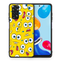 Thumbnail for Θήκη Xiaomi Redmi Note 11 Sponge PopArt από τη Smartfits με σχέδιο στο πίσω μέρος και μαύρο περίβλημα | Xiaomi Redmi Note 11 Sponge PopArt case with colorful back and black bezels