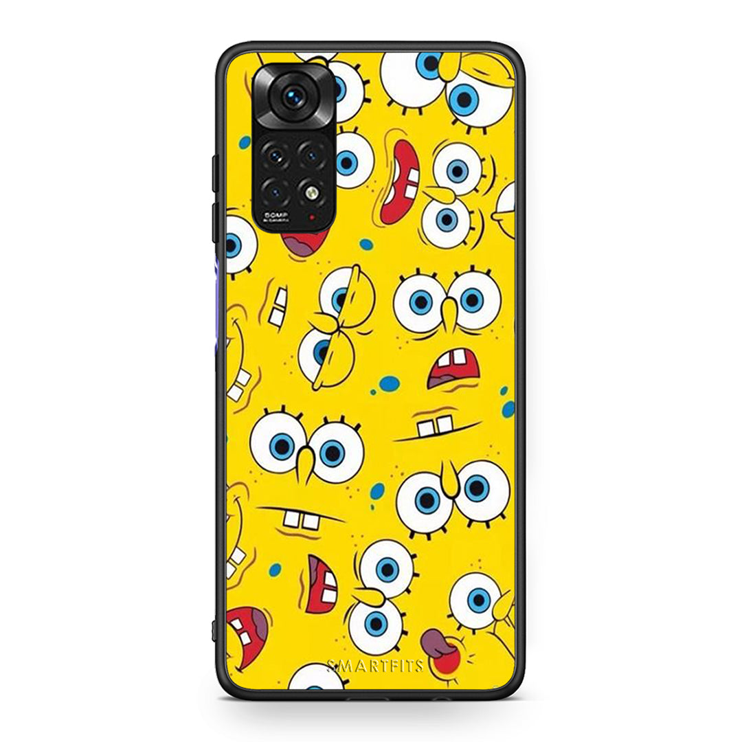 4 - Xiaomi Redmi Note 11 Sponge PopArt case, cover, bumper