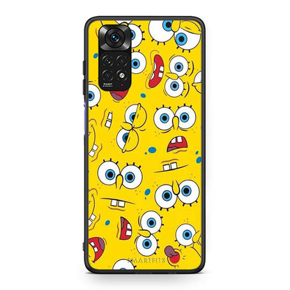4 - Xiaomi Redmi Note 11 Sponge PopArt case, cover, bumper