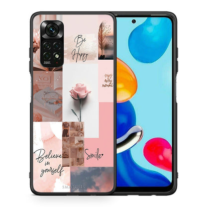 Θήκη Xiaomi Redmi Note 12 Pro 4G Aesthetic Collage από τη Smartfits με σχέδιο στο πίσω μέρος και μαύρο περίβλημα | Xiaomi Redmi Note 12 Pro 4G Aesthetic Collage case with colorful back and black bezels