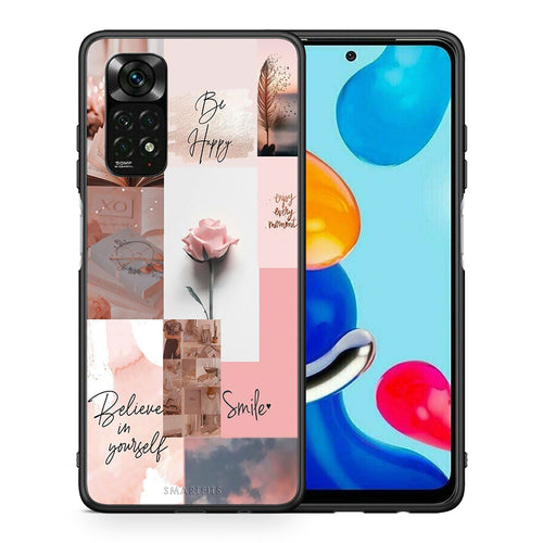 Θήκη Xiaomi Redmi Note 12 Pro 4G Aesthetic Collage από τη Smartfits με σχέδιο στο πίσω μέρος και μαύρο περίβλημα | Xiaomi Redmi Note 12 Pro 4G Aesthetic Collage case with colorful back and black bezels