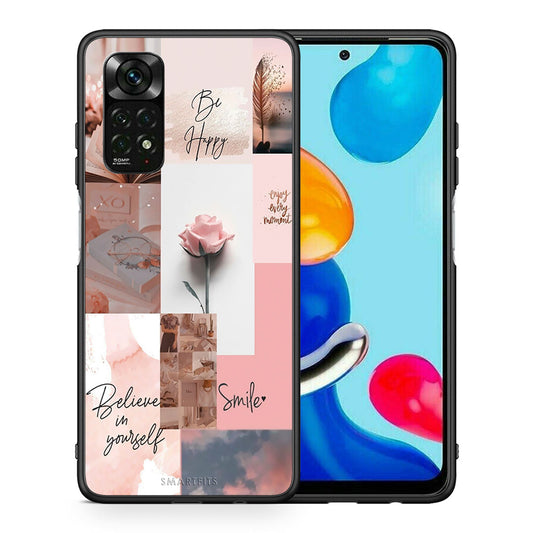 Θήκη Xiaomi Redmi Note 12 Pro 4G Aesthetic Collage από τη Smartfits με σχέδιο στο πίσω μέρος και μαύρο περίβλημα | Xiaomi Redmi Note 12 Pro 4G Aesthetic Collage case with colorful back and black bezels