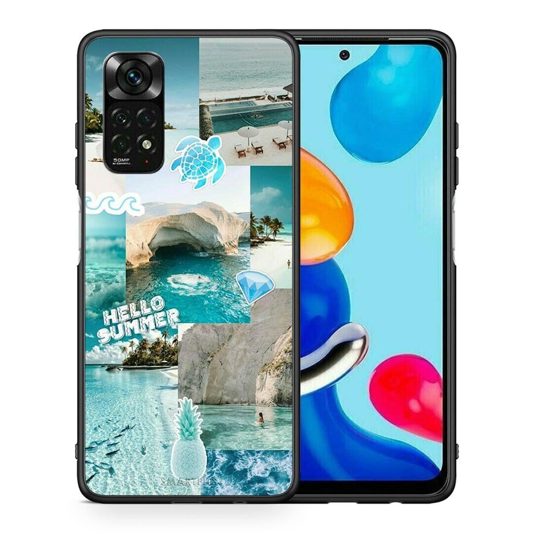 Θήκη Xiaomi Redmi Note 11 Pro 5G Aesthetic Summer από τη Smartfits με σχέδιο στο πίσω μέρος και μαύρο περίβλημα | Xiaomi Redmi Note 11 Pro 5G Aesthetic Summer case with colorful back and black bezels