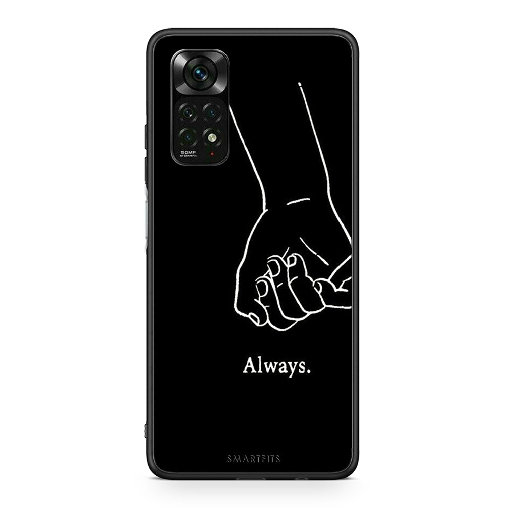 Xiaomi Redmi Note 11 Pro 5G Always & Forever 1 Θήκη Αγίου Βαλεντίνου από τη Smartfits με σχέδιο στο πίσω μέρος και μαύρο περίβλημα | Smartphone case with colorful back and black bezels by Smartfits