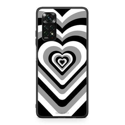 Xiaomi Redmi Note 11 Pro 5G Black Hearts θήκη από τη Smartfits με σχέδιο στο πίσω μέρος και μαύρο περίβλημα | Smartphone case with colorful back and black bezels by Smartfits