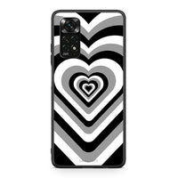 Thumbnail for Xiaomi Redmi Note 11 Pro 5G Black Hearts θήκη από τη Smartfits με σχέδιο στο πίσω μέρος και μαύρο περίβλημα | Smartphone case with colorful back and black bezels by Smartfits