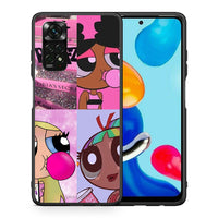 Thumbnail for Θήκη Αγίου Βαλεντίνου Xiaomi Redmi Note 11 Pro 5G Bubble Girls από τη Smartfits με σχέδιο στο πίσω μέρος και μαύρο περίβλημα | Xiaomi Redmi Note 11 Pro 5G Bubble Girls case with colorful back and black bezels
