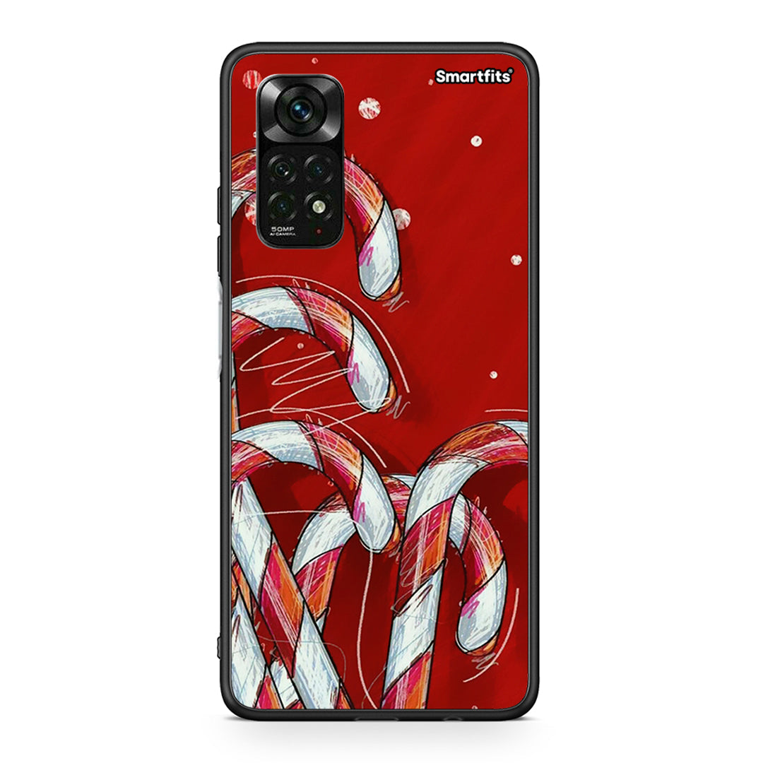 Xiaomi Redmi Note 12 Pro 4G Candy Cane θήκη από τη Smartfits με σχέδιο στο πίσω μέρος και μαύρο περίβλημα | Smartphone case with colorful back and black bezels by Smartfits