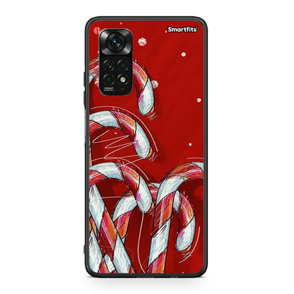 Xiaomi Redmi Note 12 Pro 4G Candy Cane θήκη από τη Smartfits με σχέδιο στο πίσω μέρος και μαύρο περίβλημα | Smartphone case with colorful back and black bezels by Smartfits