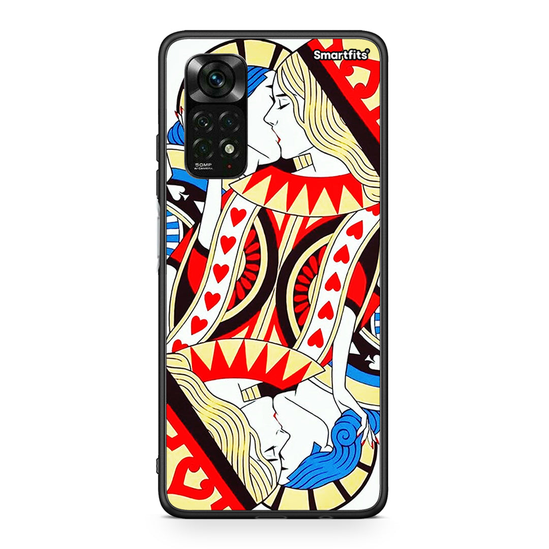 Xiaomi Redmi Note 12 Pro 4G Card Love θήκη από τη Smartfits με σχέδιο στο πίσω μέρος και μαύρο περίβλημα | Smartphone case with colorful back and black bezels by Smartfits