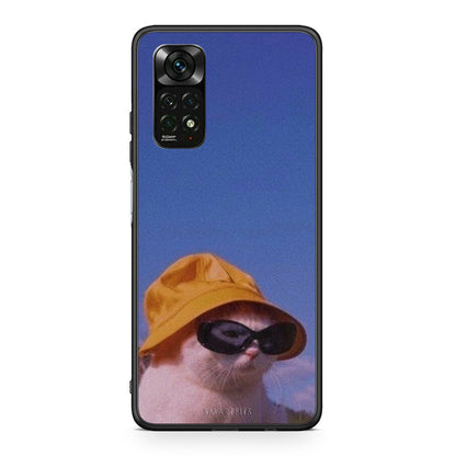 Xiaomi Redmi Note 11 Pro 5G Cat Diva θήκη από τη Smartfits με σχέδιο στο πίσω μέρος και μαύρο περίβλημα | Smartphone case with colorful back and black bezels by Smartfits