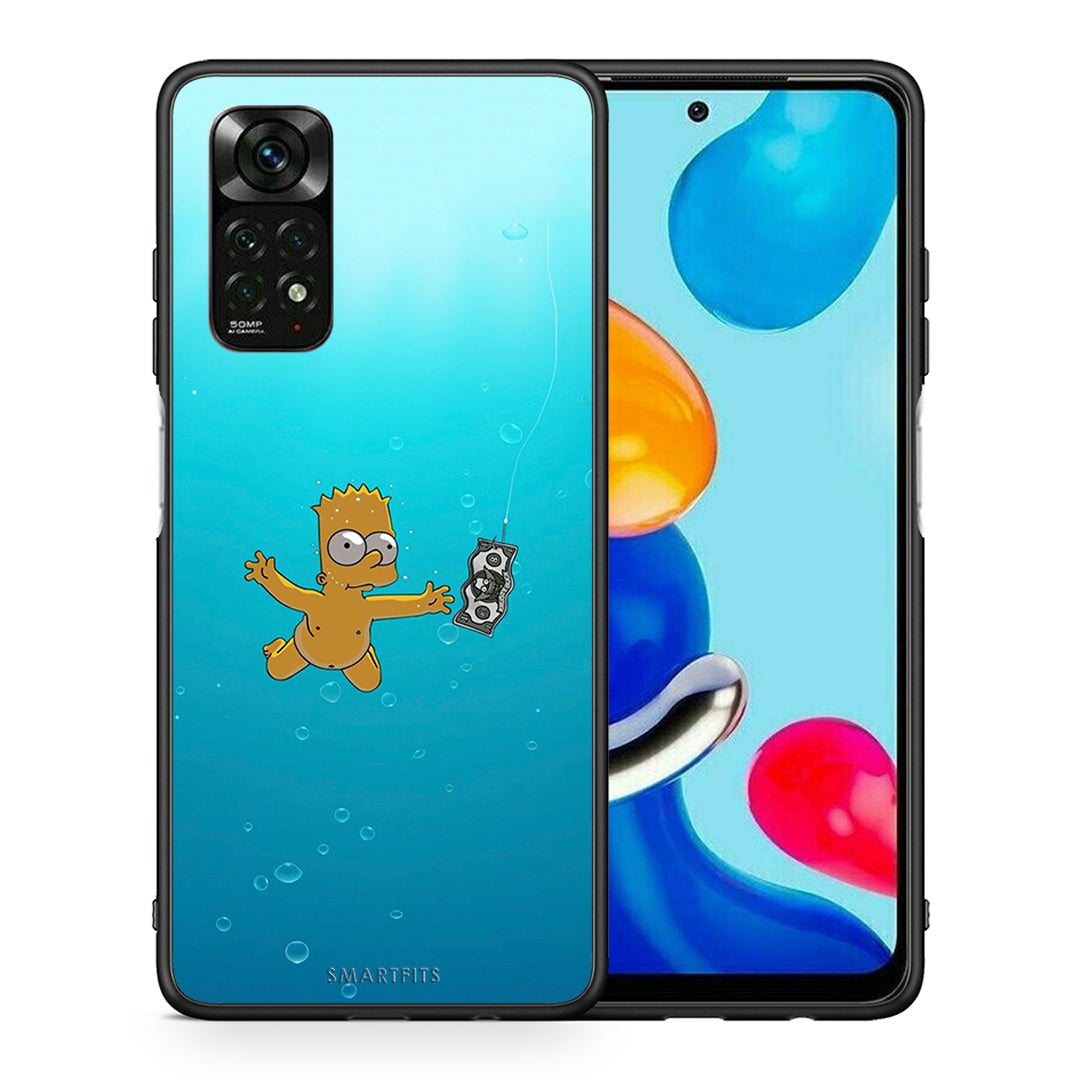 Θήκη Xiaomi Redmi Note 12 Pro 4G Chasing Money από τη Smartfits με σχέδιο στο πίσω μέρος και μαύρο περίβλημα | Xiaomi Redmi Note 12 Pro 4G Chasing Money case with colorful back and black bezels