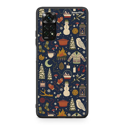 Xiaomi Redmi Note 12 Pro 4G Christmas Elements θήκη από τη Smartfits με σχέδιο στο πίσω μέρος και μαύρο περίβλημα | Smartphone case with colorful back and black bezels by Smartfits