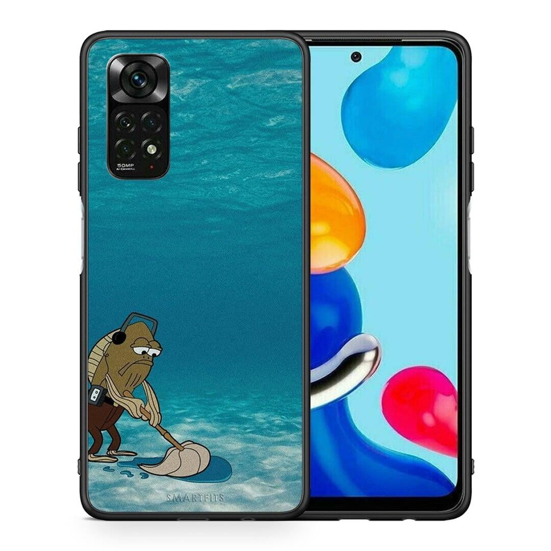 Θήκη Xiaomi Redmi Note 11 Pro 5G Clean The Ocean από τη Smartfits με σχέδιο στο πίσω μέρος και μαύρο περίβλημα | Xiaomi Redmi Note 11 Pro 5G Clean The Ocean case with colorful back and black bezels