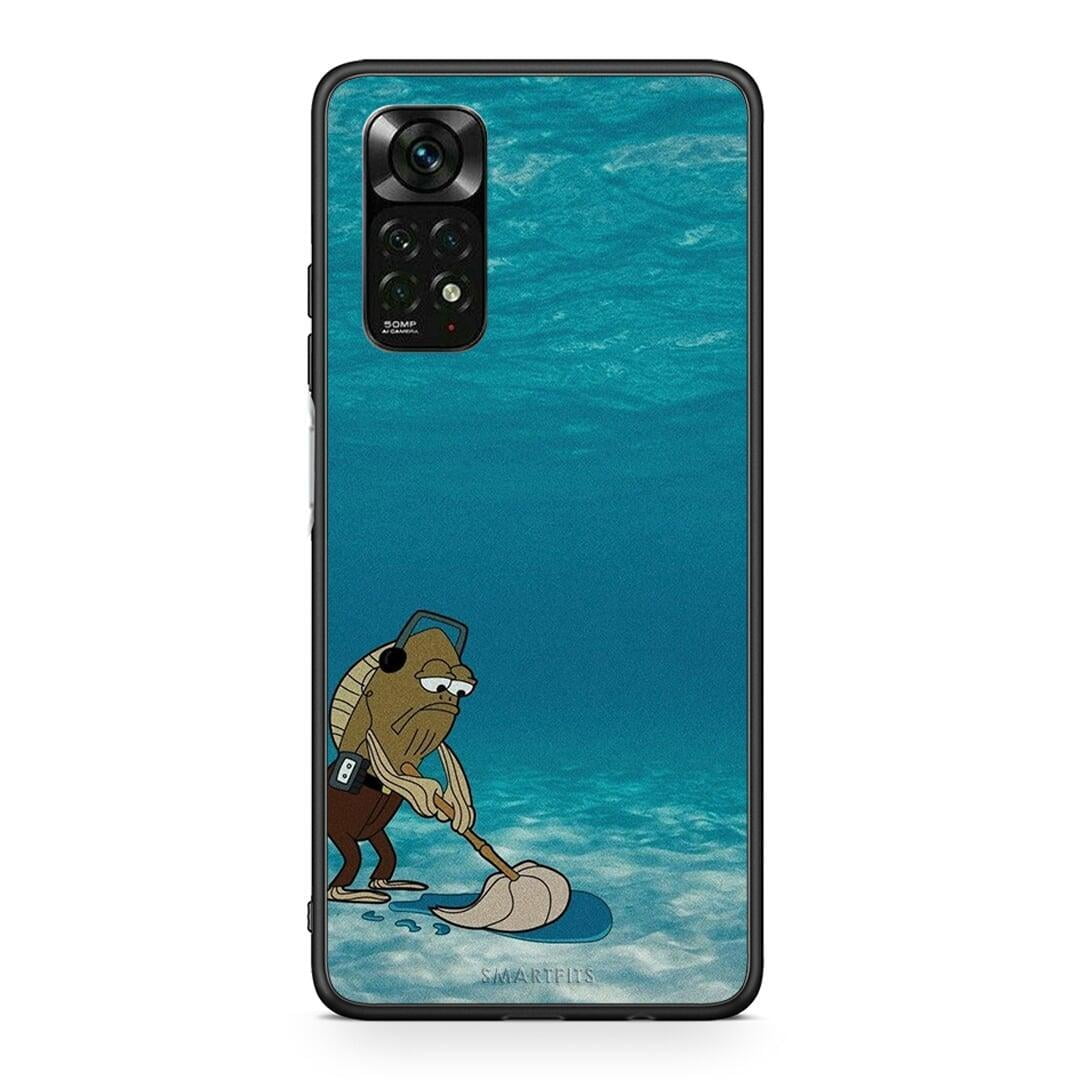 Xiaomi Redmi Note 11 Pro 5G Clean The Ocean Θήκη από τη Smartfits με σχέδιο στο πίσω μέρος και μαύρο περίβλημα | Smartphone case with colorful back and black bezels by Smartfits