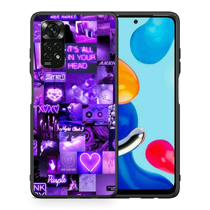 Θήκη Αγίου Βαλεντίνου Xiaomi Redmi Note 12 Pro 4G Collage Stay Wild από τη Smartfits με σχέδιο στο πίσω μέρος και μαύρο περίβλημα | Xiaomi Redmi Note 12 Pro 4G Collage Stay Wild case with colorful back and black bezels