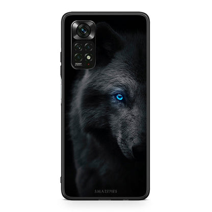 Xiaomi Redmi Note 11 Pro 5G Dark Wolf θήκη από τη Smartfits με σχέδιο στο πίσω μέρος και μαύρο περίβλημα | Smartphone case with colorful back and black bezels by Smartfits
