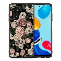 Thumbnail for Θήκη Xiaomi Redmi Note 12 Pro 4G Wild Roses Flower από τη Smartfits με σχέδιο στο πίσω μέρος και μαύρο περίβλημα | Xiaomi Redmi Note 12 Pro 4G Wild Roses Flower case with colorful back and black bezels