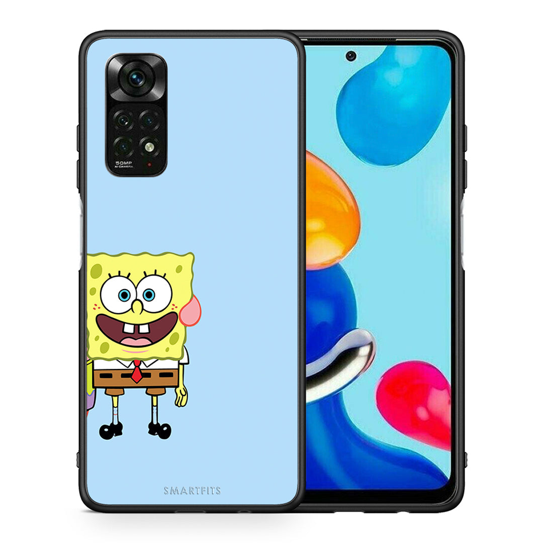 Θήκη Xiaomi Redmi Note 11 Pro 5G Friends Bob από τη Smartfits με σχέδιο στο πίσω μέρος και μαύρο περίβλημα | Xiaomi Redmi Note 11 Pro 5G Friends Bob case with colorful back and black bezels