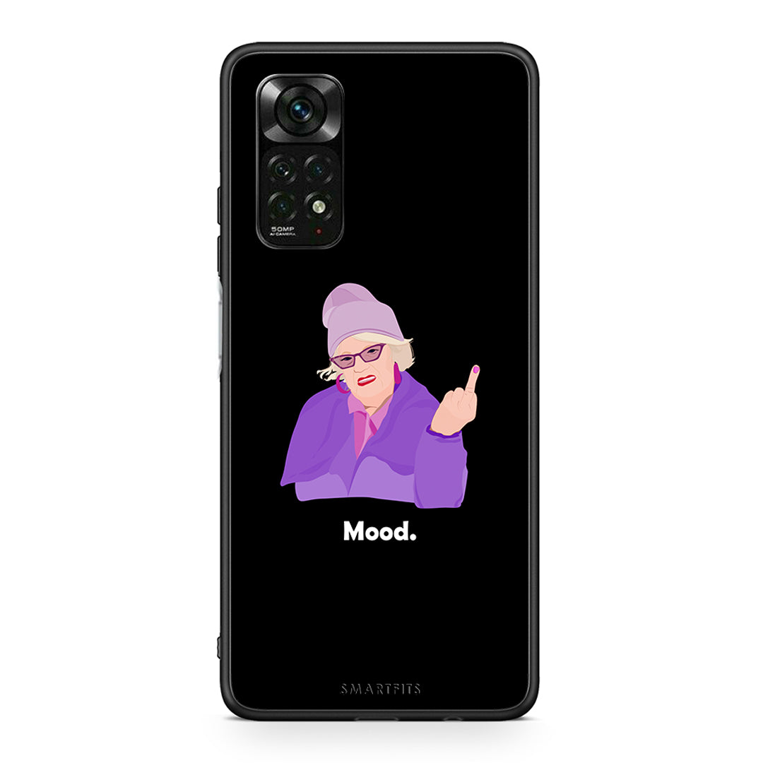 Xiaomi Redmi Note 12 Pro 4G Grandma Mood Black θήκη από τη Smartfits με σχέδιο στο πίσω μέρος και μαύρο περίβλημα | Smartphone case with colorful back and black bezels by Smartfits