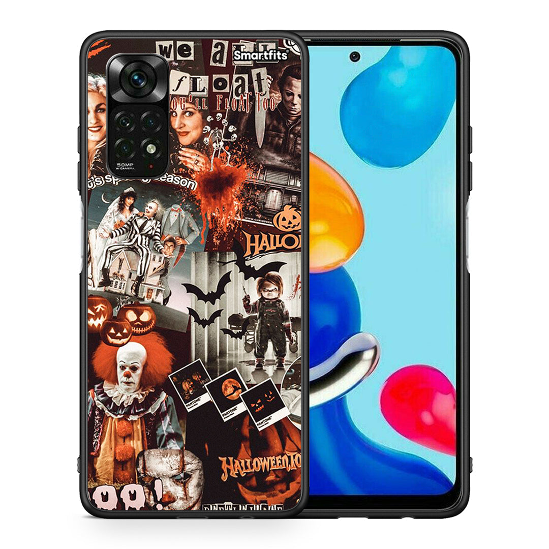 Θήκη Xiaomi Redmi Note 12 Pro 4G Halloween Spooky Season από τη Smartfits με σχέδιο στο πίσω μέρος και μαύρο περίβλημα | Xiaomi Redmi Note 12 Pro 4G Halloween Spooky Season case with colorful back and black bezels