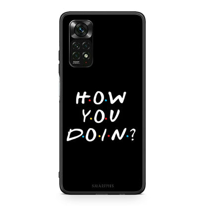 Xiaomi Redmi Note 11 Pro 5G How You Doin θήκη από τη Smartfits με σχέδιο στο πίσω μέρος και μαύρο περίβλημα | Smartphone case with colorful back and black bezels by Smartfits