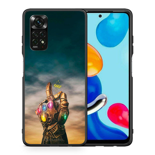 Θήκη Xiaomi Redmi Note 11 Pro 5G Infinity Snap από τη Smartfits με σχέδιο στο πίσω μέρος και μαύρο περίβλημα | Xiaomi Redmi Note 11 Pro 5G Infinity Snap case with colorful back and black bezels