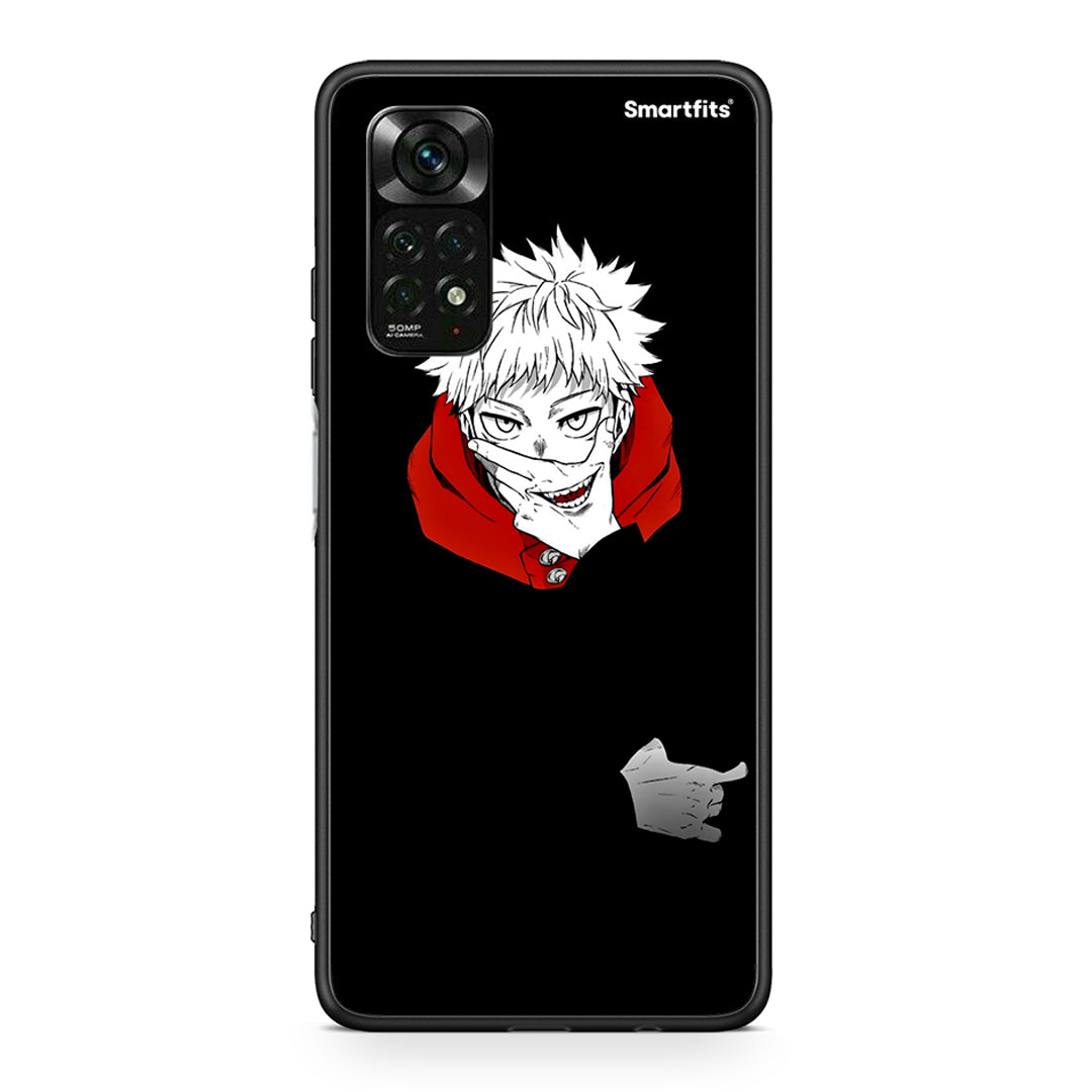 Xiaomi Redmi Note 12 Pro 4G Itadori Anime θήκη από τη Smartfits με σχέδιο στο πίσω μέρος και μαύρο περίβλημα | Smartphone case with colorful back and black bezels by Smartfits