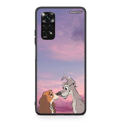 Xiaomi Redmi Note 11 Pro 5G Lady And Tramp θήκη από τη Smartfits με σχέδιο στο πίσω μέρος και μαύρο περίβλημα | Smartphone case with colorful back and black bezels by Smartfits