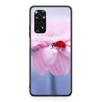 Thumbnail for Xiaomi Redmi Note 11 Pro 5G Ladybug Flower θήκη από τη Smartfits με σχέδιο στο πίσω μέρος και μαύρο περίβλημα | Smartphone case with colorful back and black bezels by Smartfits