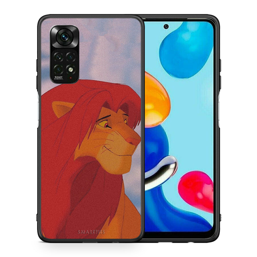 Θήκη Αγίου Βαλεντίνου Xiaomi Redmi Note 12 Pro 4G Lion Love 1 από τη Smartfits με σχέδιο στο πίσω μέρος και μαύρο περίβλημα | Xiaomi Redmi Note 12 Pro 4G Lion Love 1 case with colorful back and black bezels