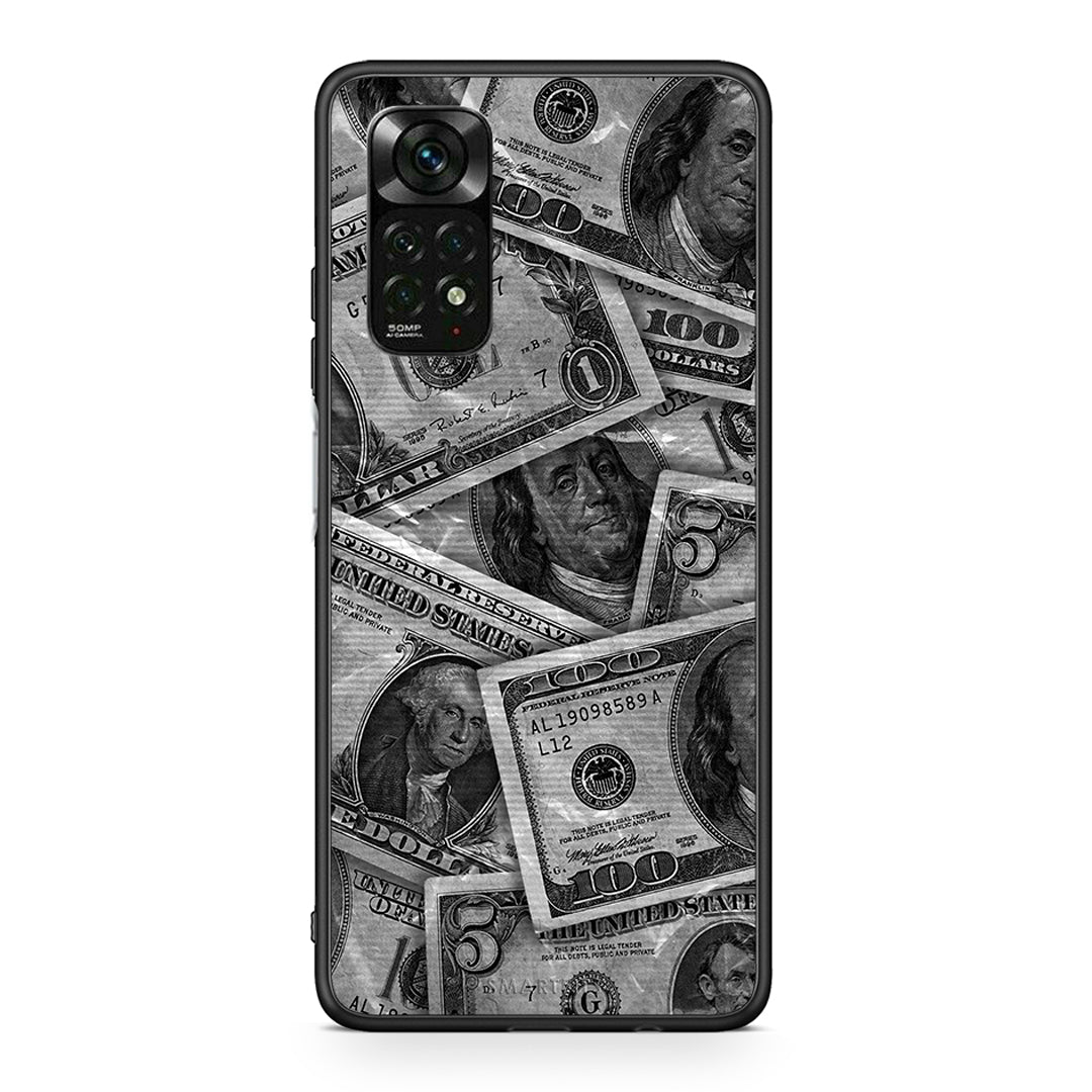 Xiaomi Redmi Note 11 Pro 5G Money Dollars θήκη από τη Smartfits με σχέδιο στο πίσω μέρος και μαύρο περίβλημα | Smartphone case with colorful back and black bezels by Smartfits
