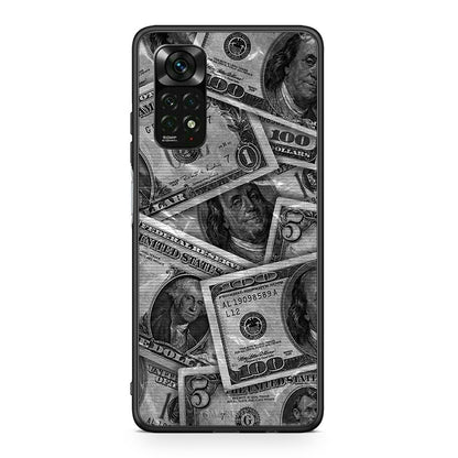 Xiaomi Redmi Note 11 Pro 5G Money Dollars θήκη από τη Smartfits με σχέδιο στο πίσω μέρος και μαύρο περίβλημα | Smartphone case with colorful back and black bezels by Smartfits