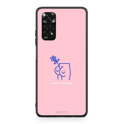 Xiaomi Redmi Note 11 Pro 5G Nice Day θήκη από τη Smartfits με σχέδιο στο πίσω μέρος και μαύρο περίβλημα | Smartphone case with colorful back and black bezels by Smartfits