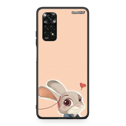 Xiaomi Redmi Note 12 Pro 4G Nick Wilde And Judy Hopps Love 2 θήκη από τη Smartfits με σχέδιο στο πίσω μέρος και μαύρο περίβλημα | Smartphone case with colorful back and black bezels by Smartfits
