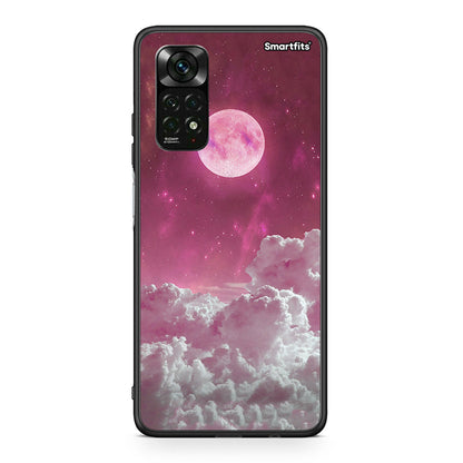 Xiaomi Redmi Note 11 Pro 5G Pink Moon Θήκη από τη Smartfits με σχέδιο στο πίσω μέρος και μαύρο περίβλημα | Smartphone case with colorful back and black bezels by Smartfits