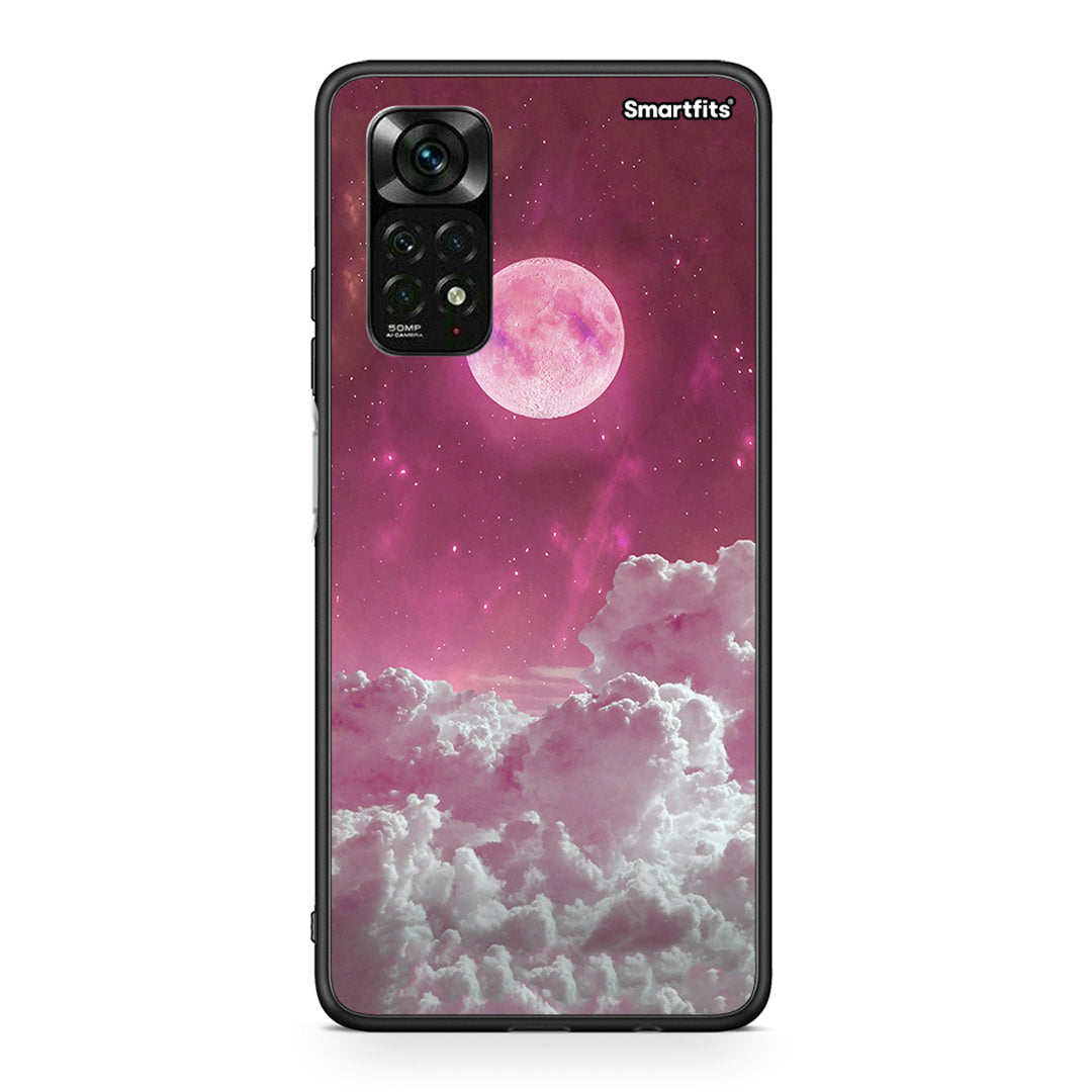 Xiaomi Redmi Note 12 Pro 4G Pink Moon Θήκη από τη Smartfits με σχέδιο στο πίσω μέρος και μαύρο περίβλημα | Smartphone case with colorful back and black bezels by Smartfits