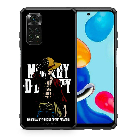 Θήκη Xiaomi Redmi Note 11 Pro 5G Pirate King από τη Smartfits με σχέδιο στο πίσω μέρος και μαύρο περίβλημα | Xiaomi Redmi Note 11 Pro 5G Pirate King case with colorful back and black bezels