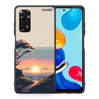 Thumbnail for Θήκη Xiaomi Redmi Note 11 Pro 5G Pixel Sunset από τη Smartfits με σχέδιο στο πίσω μέρος και μαύρο περίβλημα | Xiaomi Redmi Note 11 Pro 5G Pixel Sunset case with colorful back and black bezels