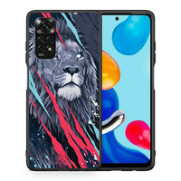 Thumbnail for Θήκη Xiaomi Redmi Note 12 Pro 4G Lion Designer PopArt από τη Smartfits με σχέδιο στο πίσω μέρος και μαύρο περίβλημα | Xiaomi Redmi Note 12 Pro 4G Lion Designer PopArt case with colorful back and black bezels