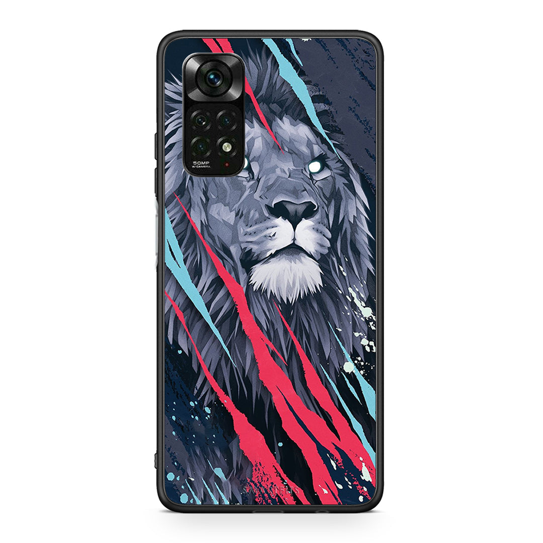 4 - Xiaomi Redmi Note 12 Pro 4G Lion Designer PopArt case, cover, bumper