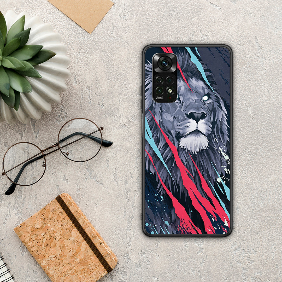PopArt Lion Designer - Xiaomi Redmi Note 11 Pro 4G / 5G θήκη