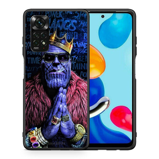 Θήκη Xiaomi Redmi Note 11 Pro 5G Thanos PopArt από τη Smartfits με σχέδιο στο πίσω μέρος και μαύρο περίβλημα | Xiaomi Redmi Note 11 Pro 5G Thanos PopArt case with colorful back and black bezels