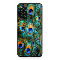 Thumbnail for Xiaomi Redmi Note 12 Pro 4G Real Peacock Feathers θήκη από τη Smartfits με σχέδιο στο πίσω μέρος και μαύρο περίβλημα | Smartphone case with colorful back and black bezels by Smartfits